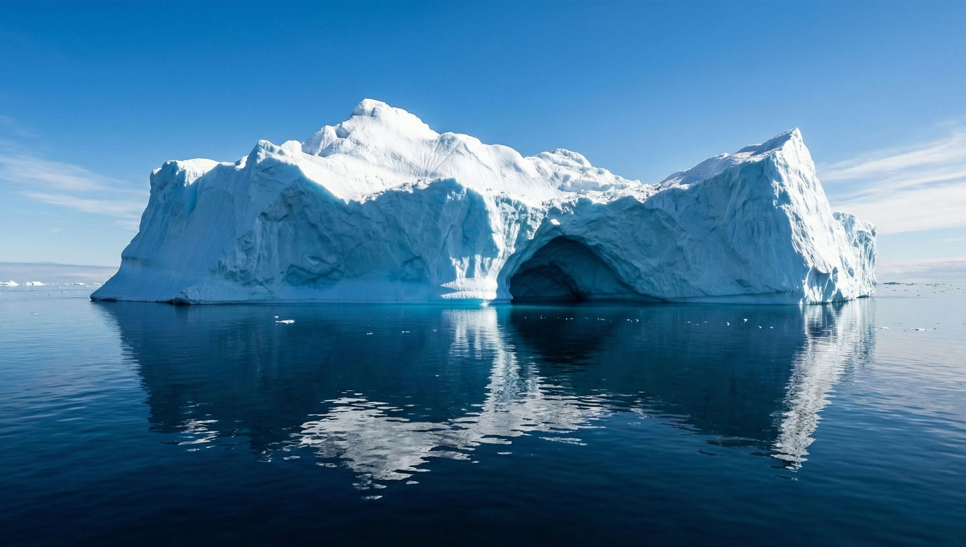 Ein Eisberg im Meer - Stärke